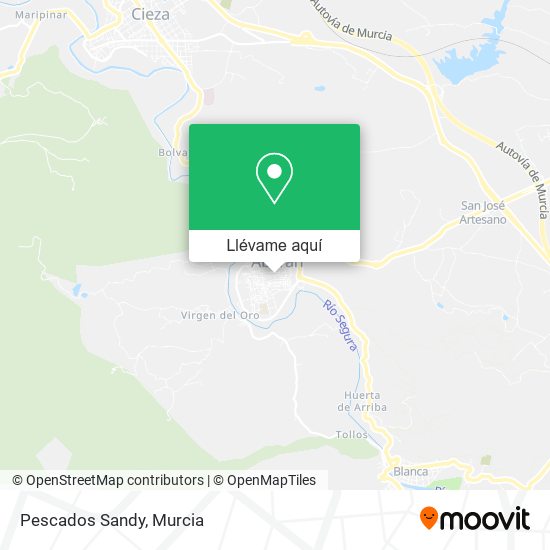 Mapa Pescados Sandy
