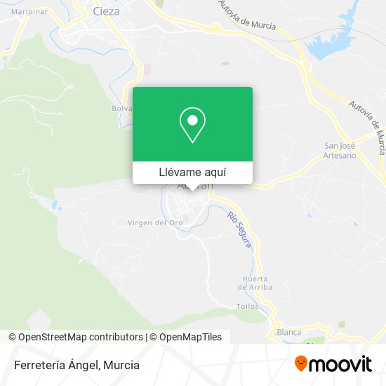 Mapa Ferretería Ángel