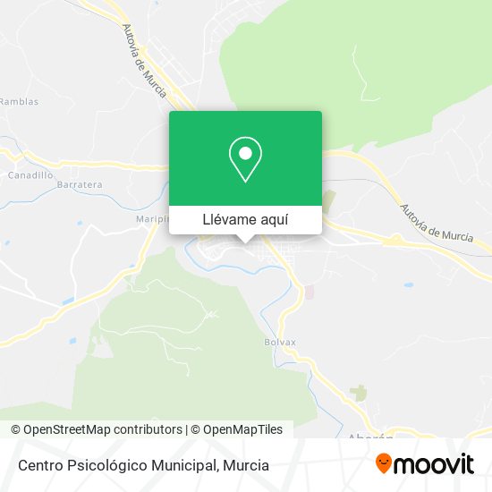 Mapa Centro Psicológico Municipal