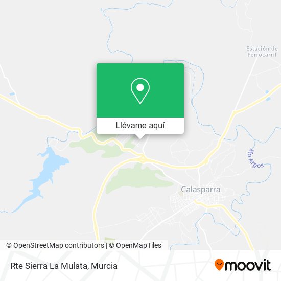 Mapa Rte Sierra La Mulata