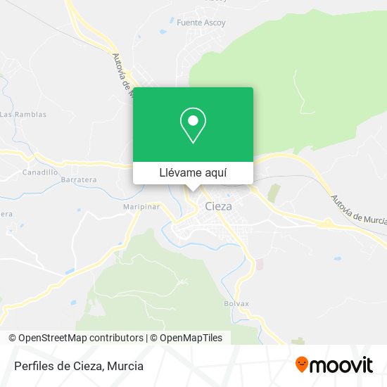 Mapa Perfiles de Cieza