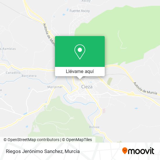 Mapa Riegos Jerónimo Sanchez