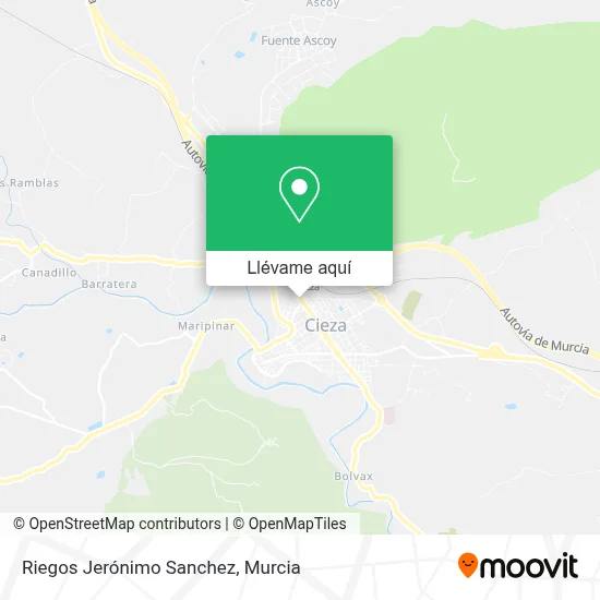 Mapa Riegos Jerónimo Sanchez