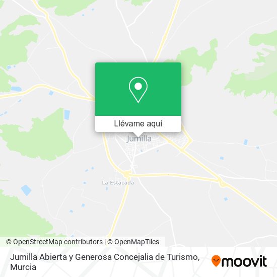 Mapa Jumilla Abierta y Generosa Concejalia de Turismo