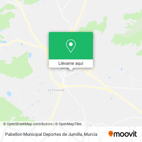 Mapa Pabellon Municipal Deportes de Jumilla