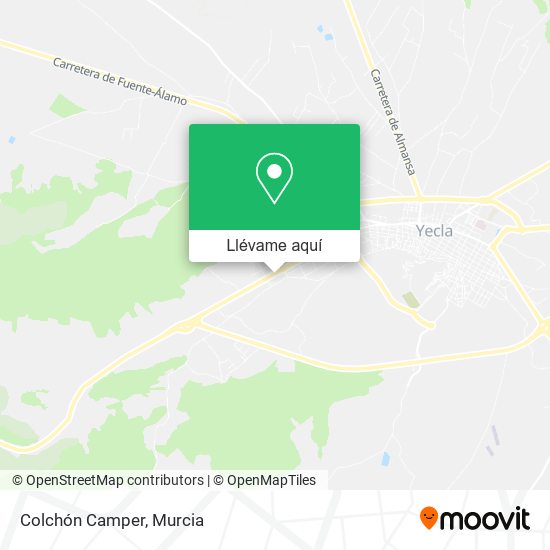 Mapa Colchón Camper