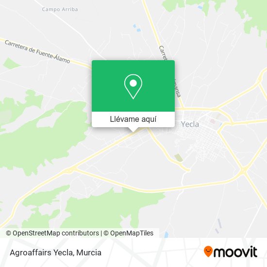 Mapa Agroaffairs Yecla