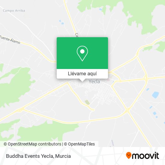 Mapa Buddha Events Yecla
