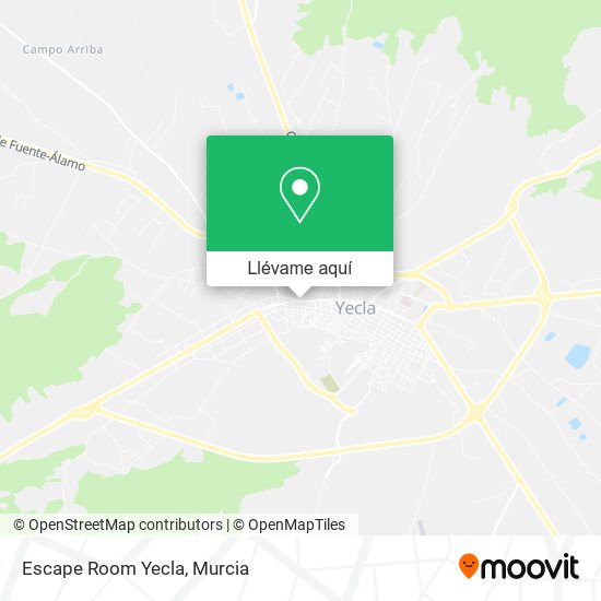 Mapa Escape Room Yecla