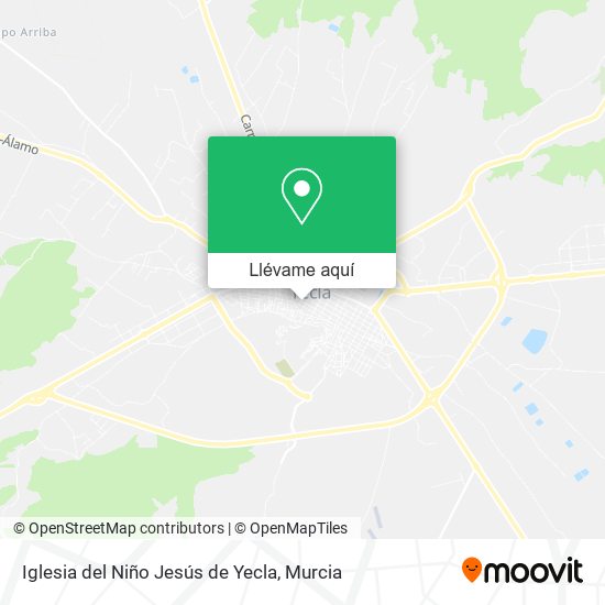 Mapa Iglesia del Niño Jesús de Yecla