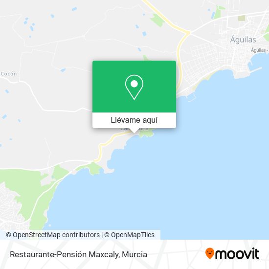 Mapa Restaurante-Pensión Maxcaly