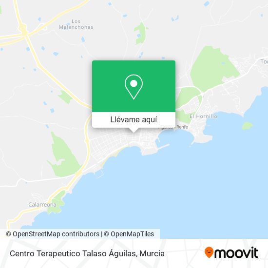 Mapa Centro Terapeutico Talaso Águilas