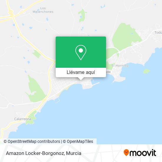 Mapa Amazon Locker-Borgonoz