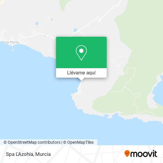 Mapa Spa L'Azohía