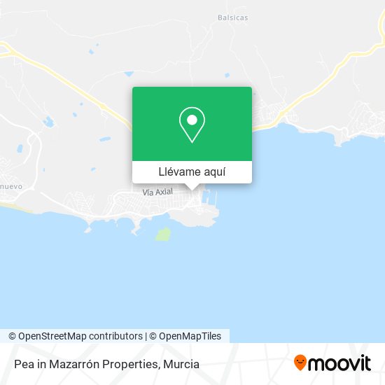 Mapa Pea in Mazarrón Properties