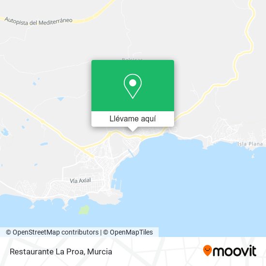 Mapa Restaurante La Proa