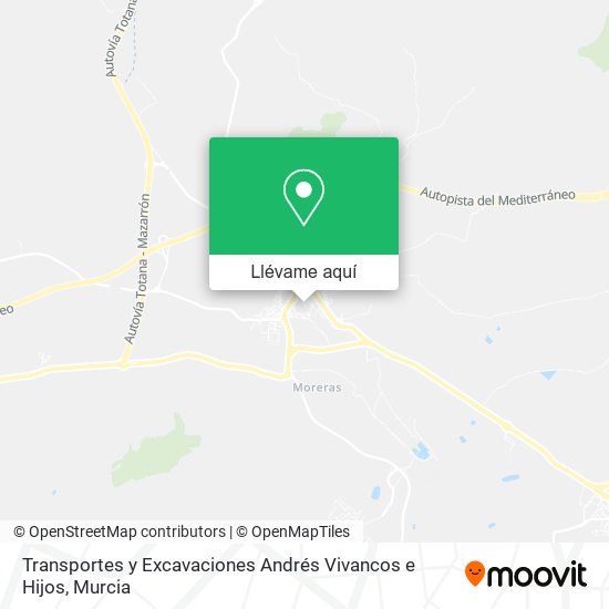 Mapa Transportes y Excavaciones Andrés Vivancos e Hijos