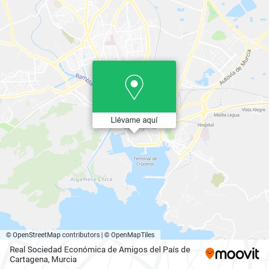 Mapa Real Sociedad Económica de Amigos del País de Cartagena