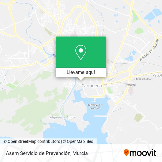 Mapa Asem Servicio de Prevención