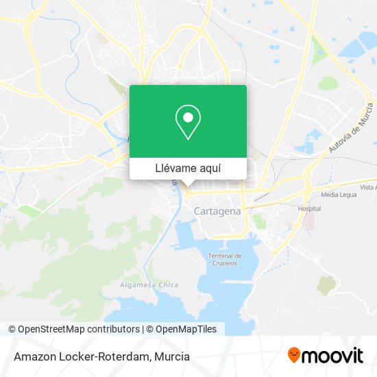 Mapa Amazon Locker-Roterdam