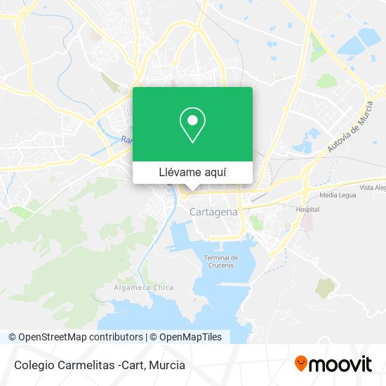 Mapa Colegio Carmelitas -Cart