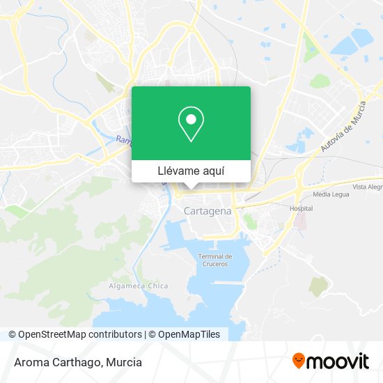 Mapa Aroma Carthago