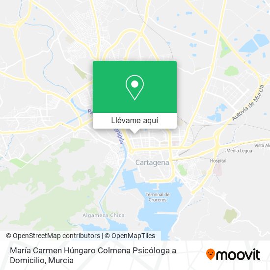 Mapa María Carmen Húngaro Colmena Psicóloga a Domicilio