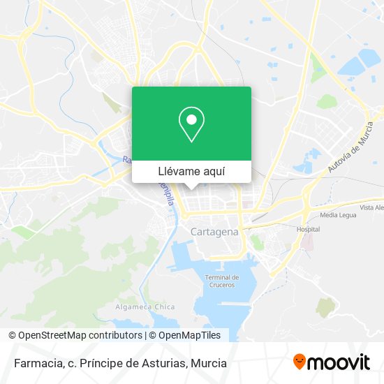 Mapa Farmacia, c. Príncipe de Asturias