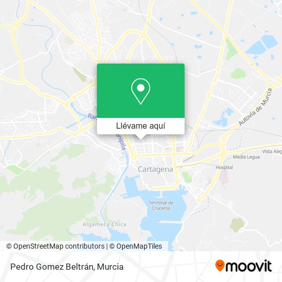 Mapa Pedro Gomez Beltrán