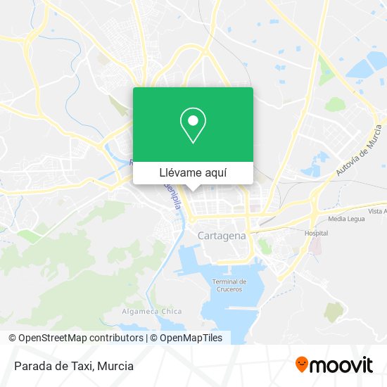 Mapa Parada de Taxi