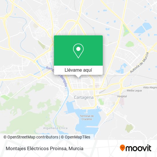 Mapa Montajes Eléctricos Proinsa