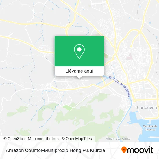Mapa Amazon Counter-Multiprecio Hong Fu