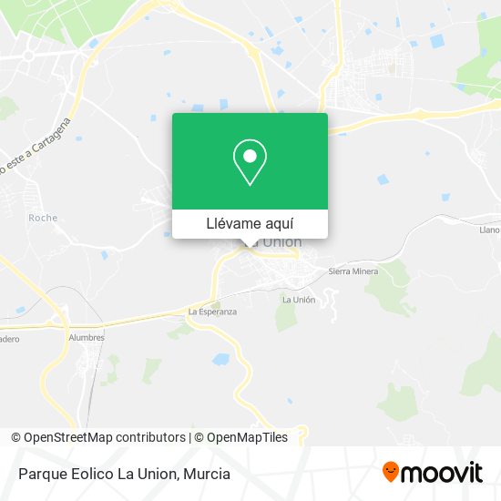 Mapa Parque Eolico La Union