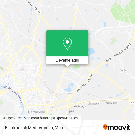 Mapa Electrocash Mediterráneo
