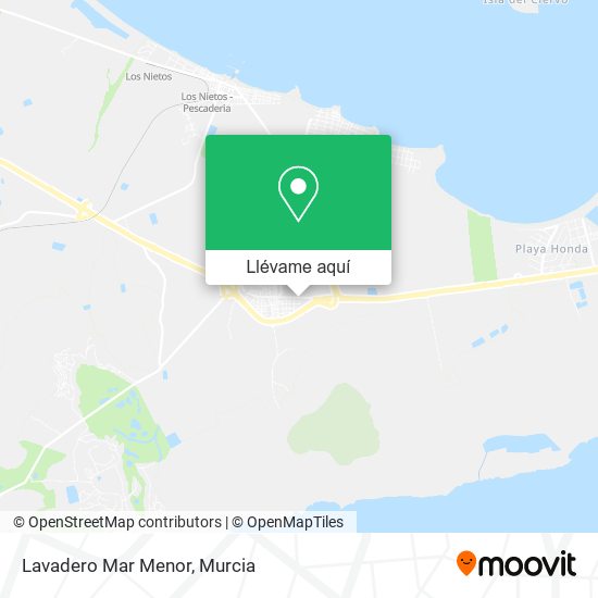 Mapa Lavadero Mar Menor