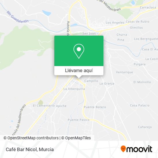 Mapa Café Bar Nicol