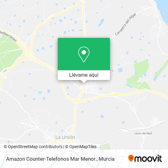 Mapa Amazon Counter-Telefonos Mar Menor.