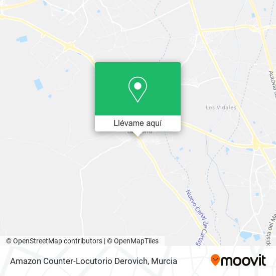 Mapa Amazon Counter-Locutorio Derovich