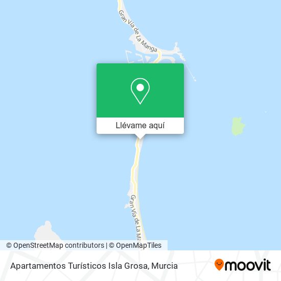 Mapa Apartamentos Turísticos Isla Grosa