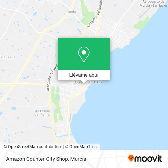 Mapa Amazon Counter-City Shop
