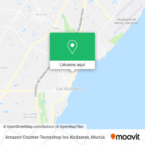 Mapa Amazon Counter-Tecnyshop los Alcãzares