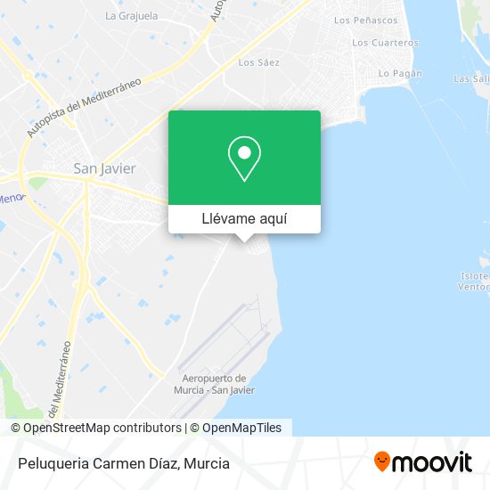 Mapa Peluqueria Carmen Díaz
