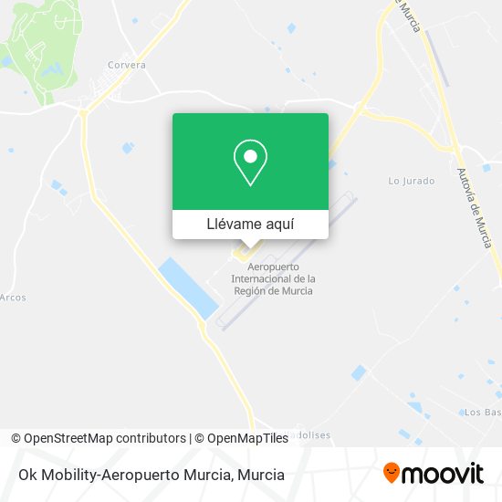 Mapa Ok Mobility-Aeropuerto Murcia