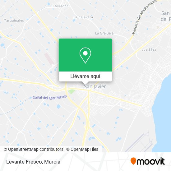 Mapa Levante Fresco