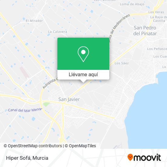Mapa Hiper Sofá