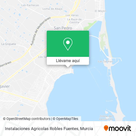 Mapa Instalaciones Agricolas Robles Fuentes