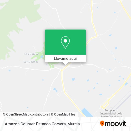 Mapa Amazon Counter-Estanco Corvera