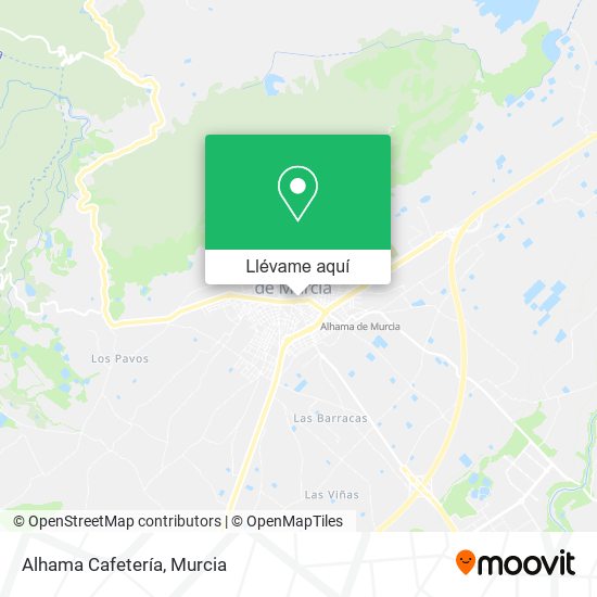 Mapa Alhama Cafetería