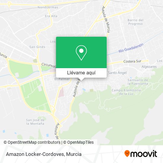 Mapa Amazon Locker-Cordoves