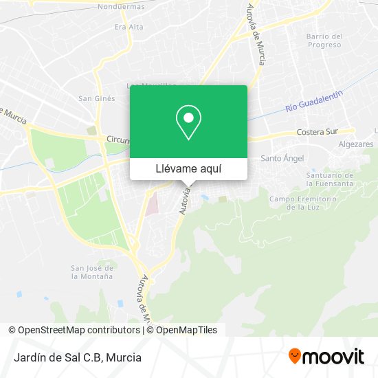 Mapa Jardín de Sal C.B